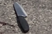 Madison Police Department shared a photograph of the knife they said the man injured the officer with. The officer then fired his weapon (Madison Police Department)
