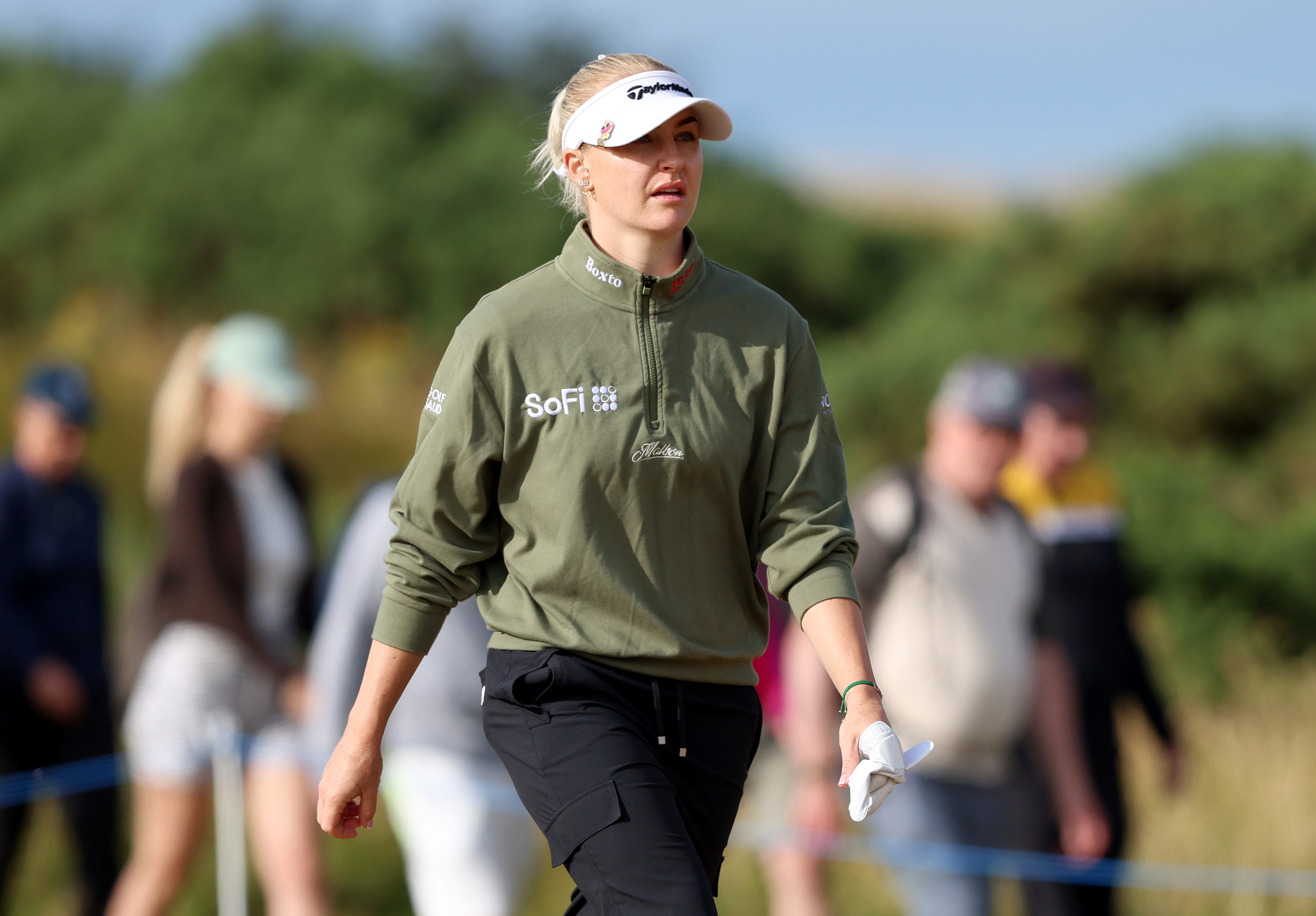 Charley Hull chips four times en route to a nine at Scottish Open