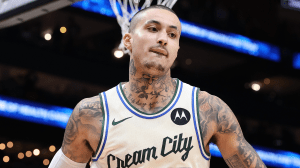 Kyle Kuzma #18 of the Milwaukee Bucks