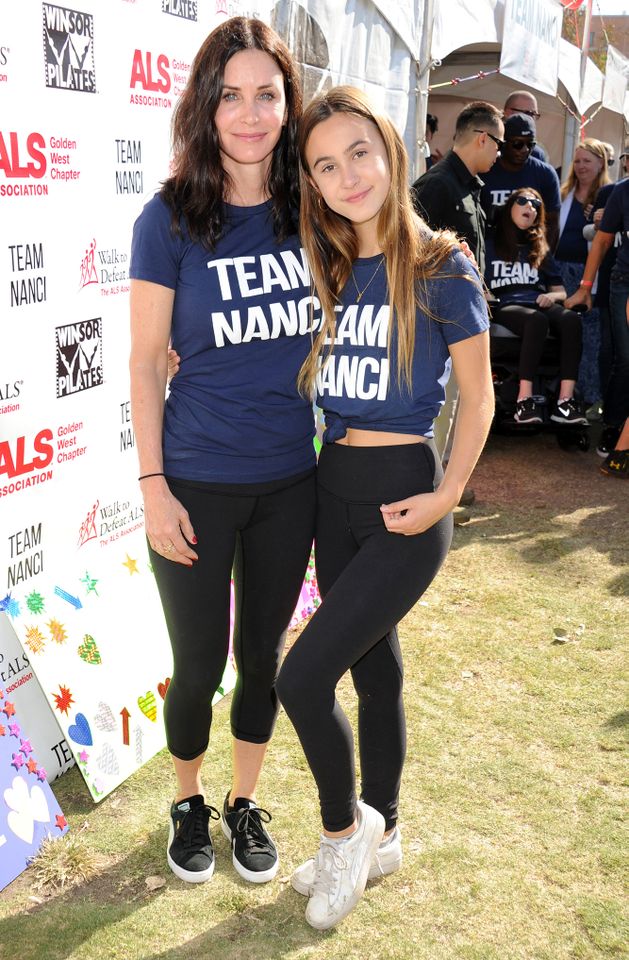 Courteney Cox and daughter Coco Arquette attend Nanci Ryder's