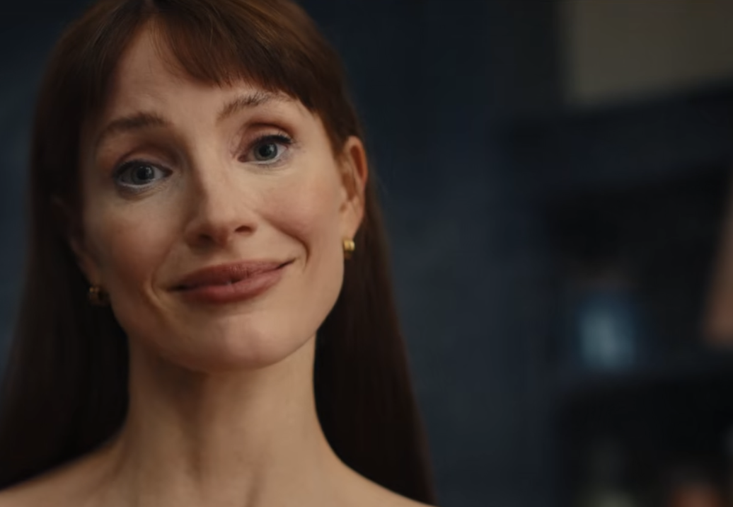Jessica Chastain in a screenshot from the