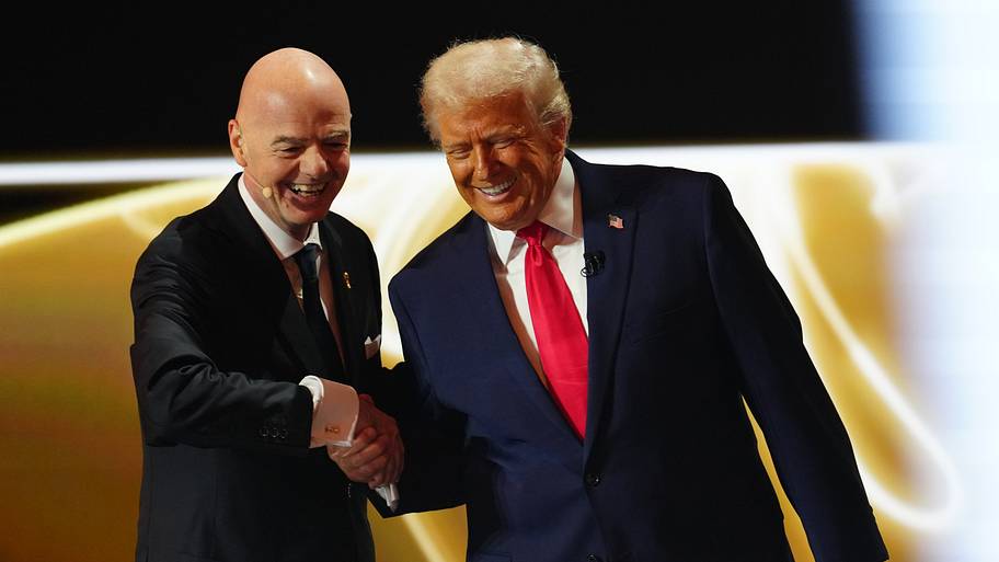 Gianni Infantino, President Donald Trump