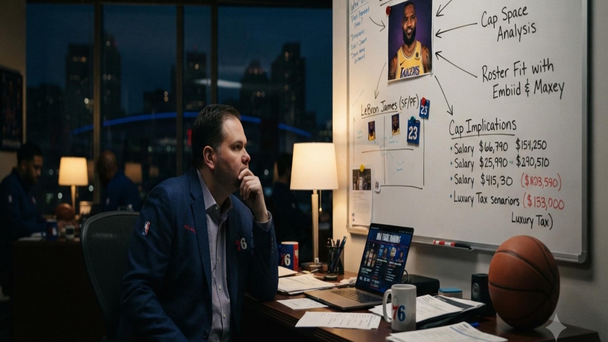 NBA Free Agency: The One 76ers Player Who Would Likely Be Cut If LeBron James SignsIs the Decision Already Made?
