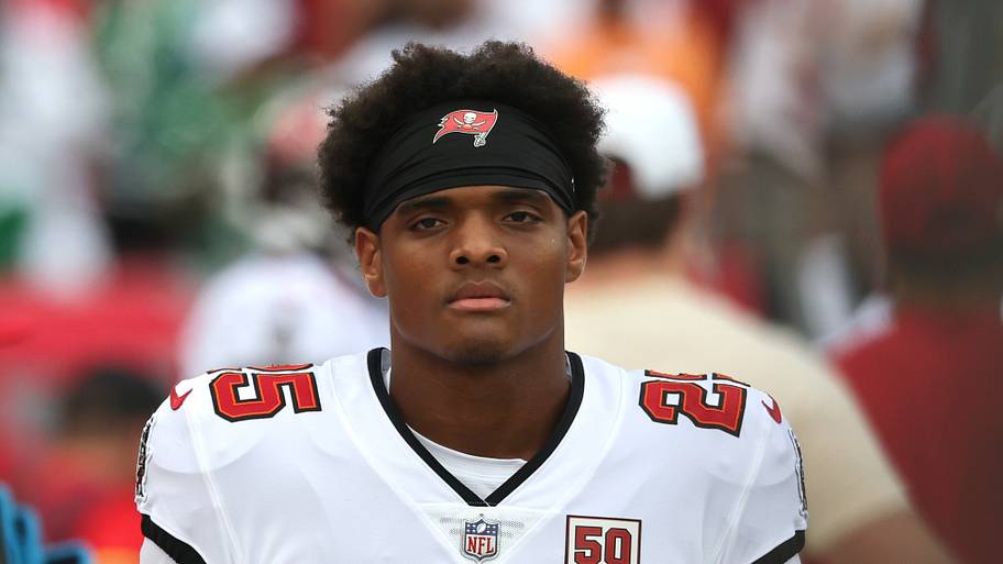 Tampa Bay Buccaneers cornerback Jacob Parrish (25) during the first quarter at Raymond James Stadium.