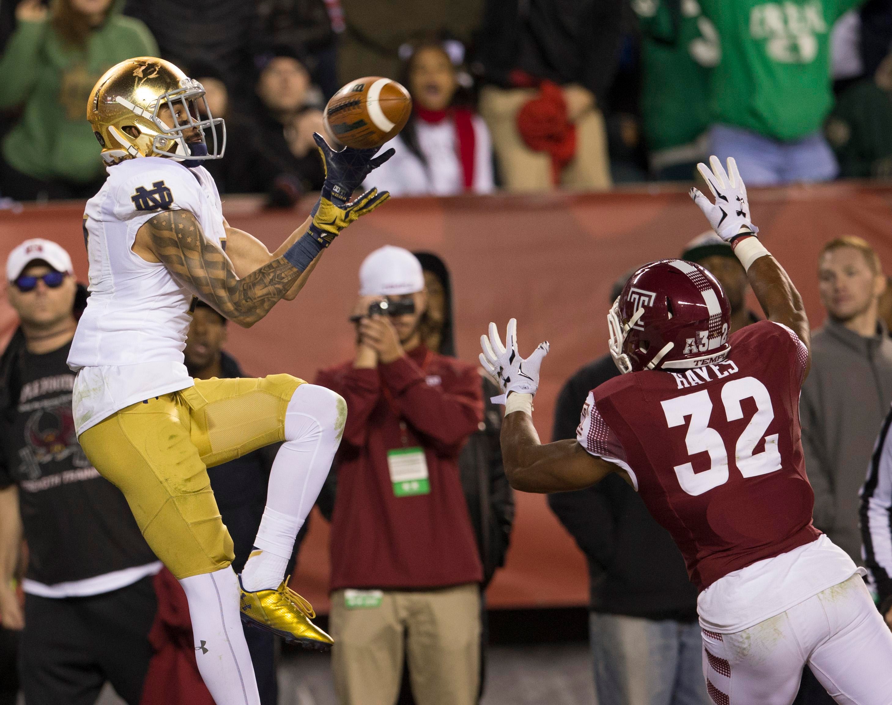Halloween in Philly: The night Notre Dame survived