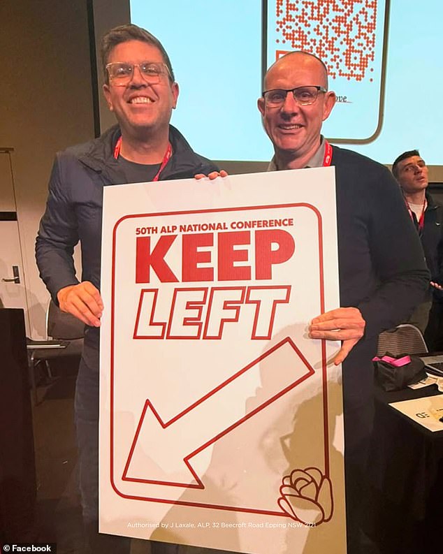 Jerome Laxale (left) backed a motion to align tax policy with Labor's net-zero goals