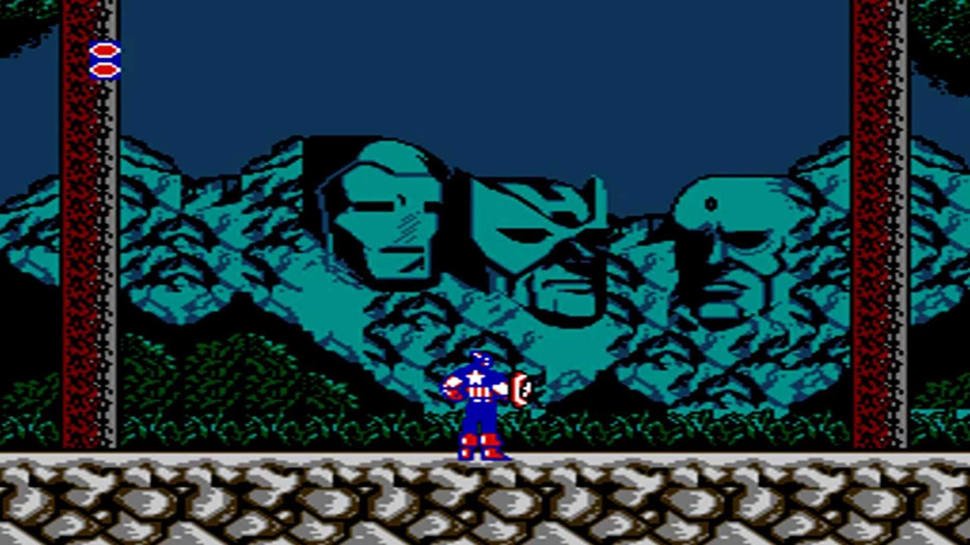 Captain America and the Avengers NES gameplay