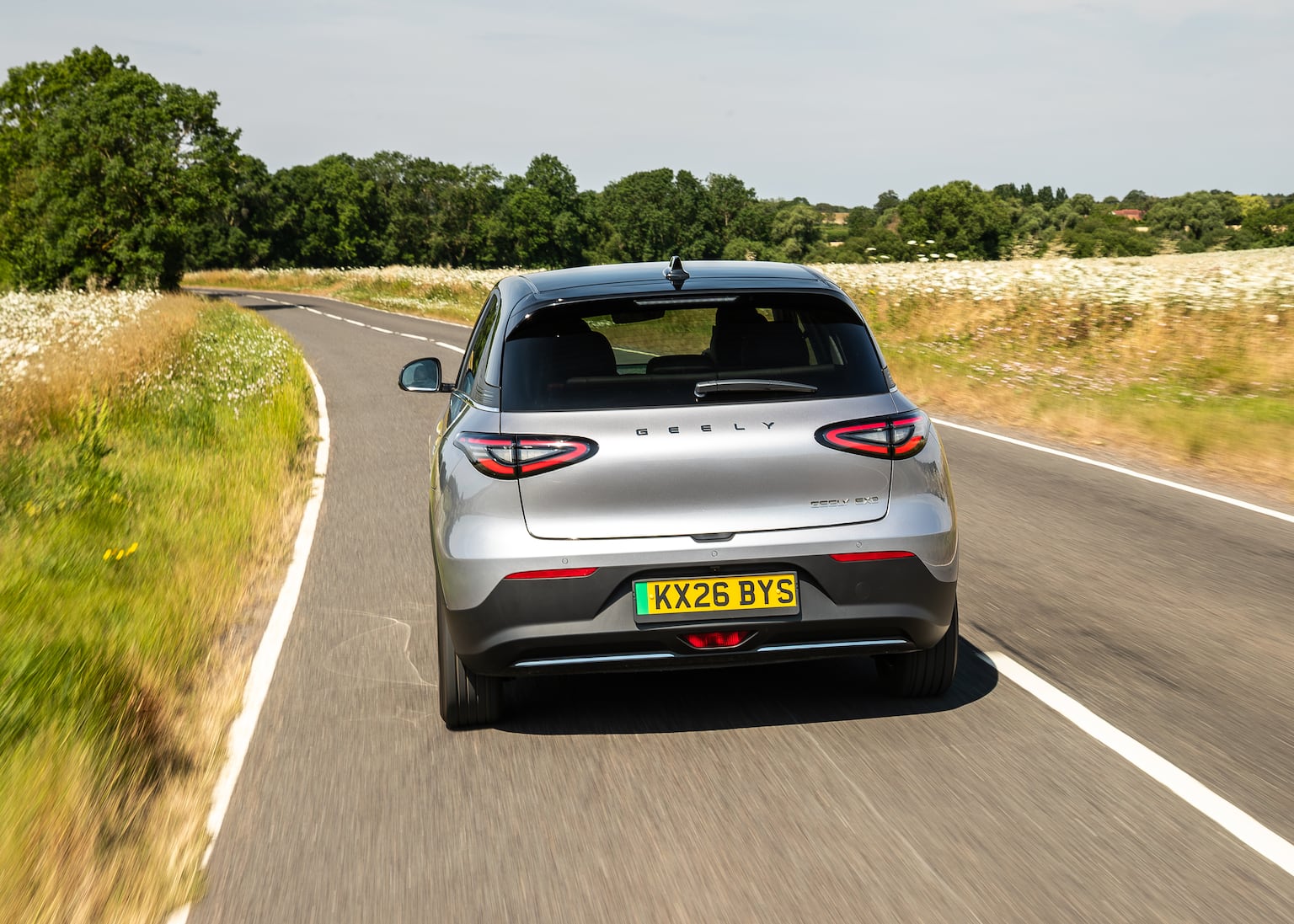 The EX2 gets a rear-wheel-drive setup