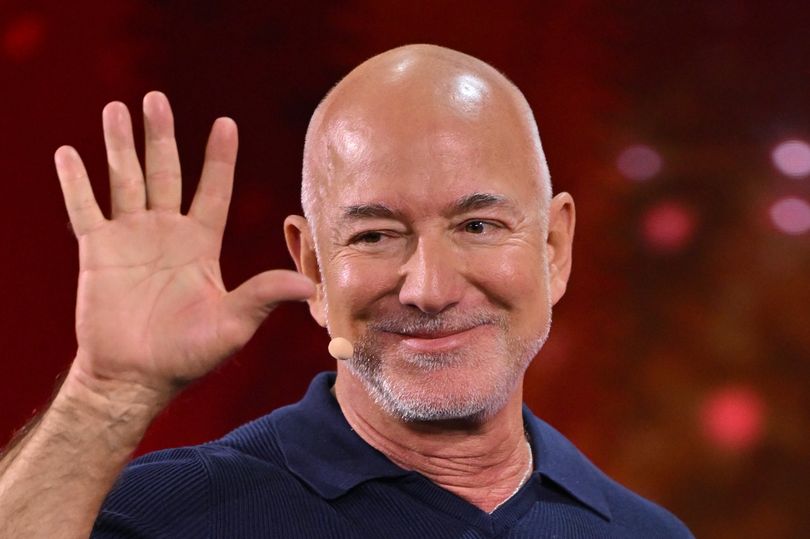 American businessman Jeff Bezos is worth a lot of cash
