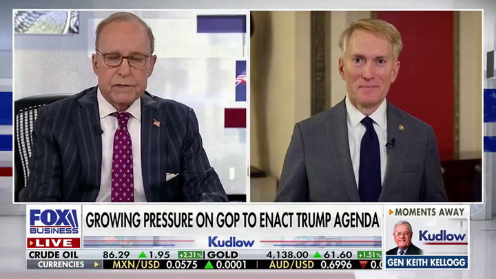 Larry Kudlow criticizes GOP agenda in interview with Sen. James Lankford