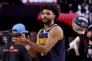 Jamal Murray #27 of the Denver Nuggets