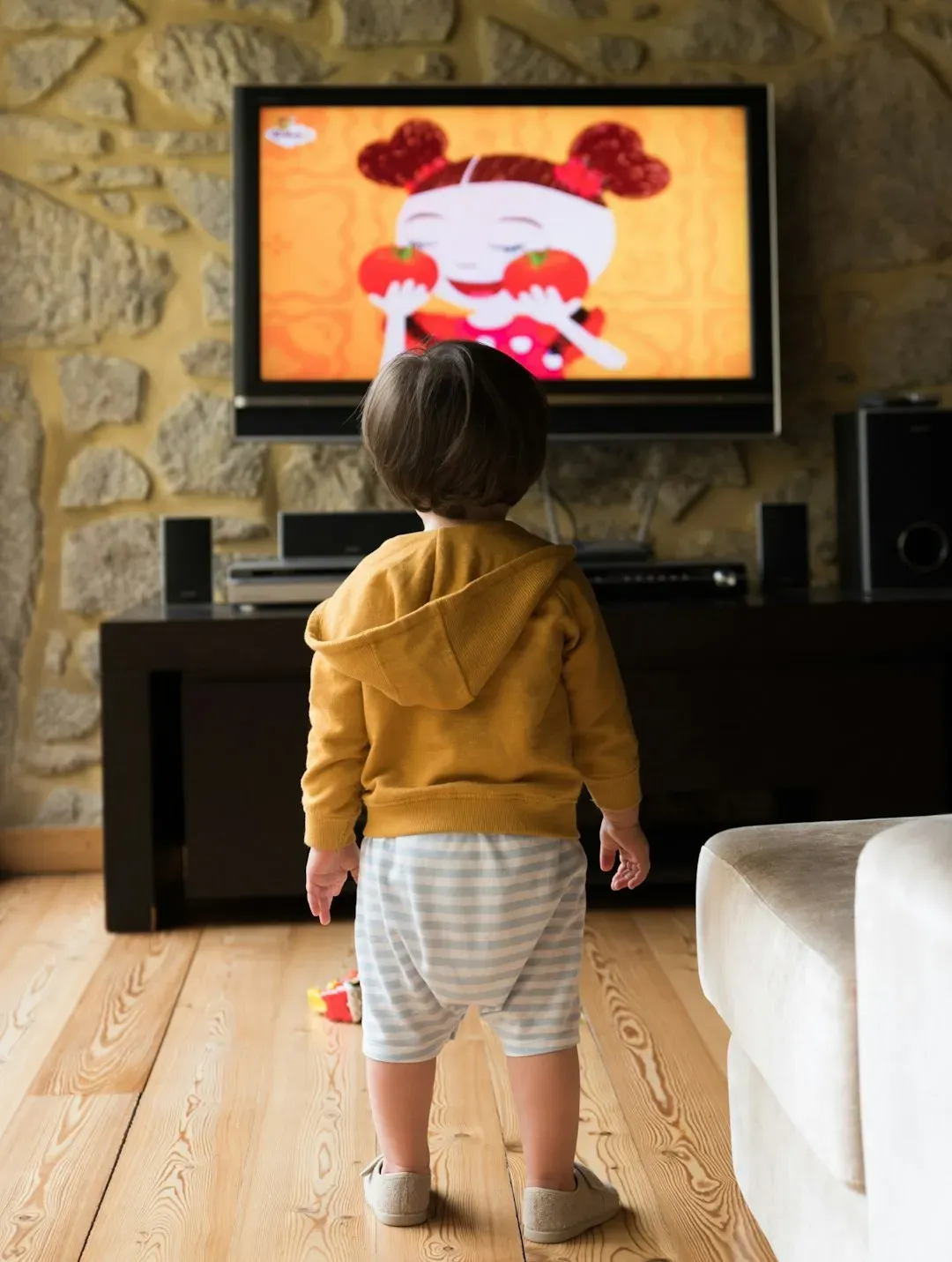 Television as the built-in babysitter (Image Credits: Unsplash)