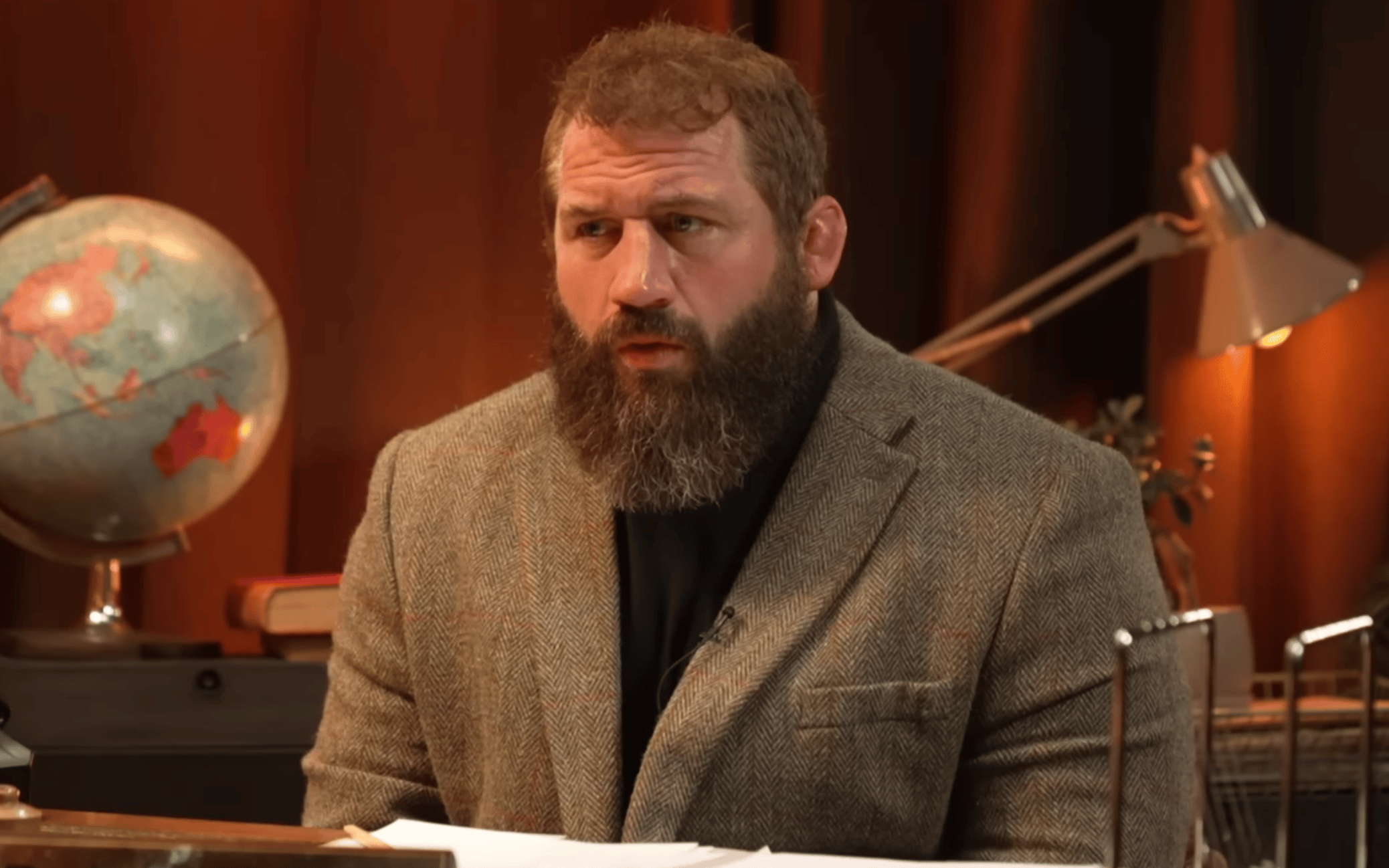 Celebrity Traitors finalist Joe Marler was left bewildered by the rules (Joe Marler Will See You Now/YouTube)