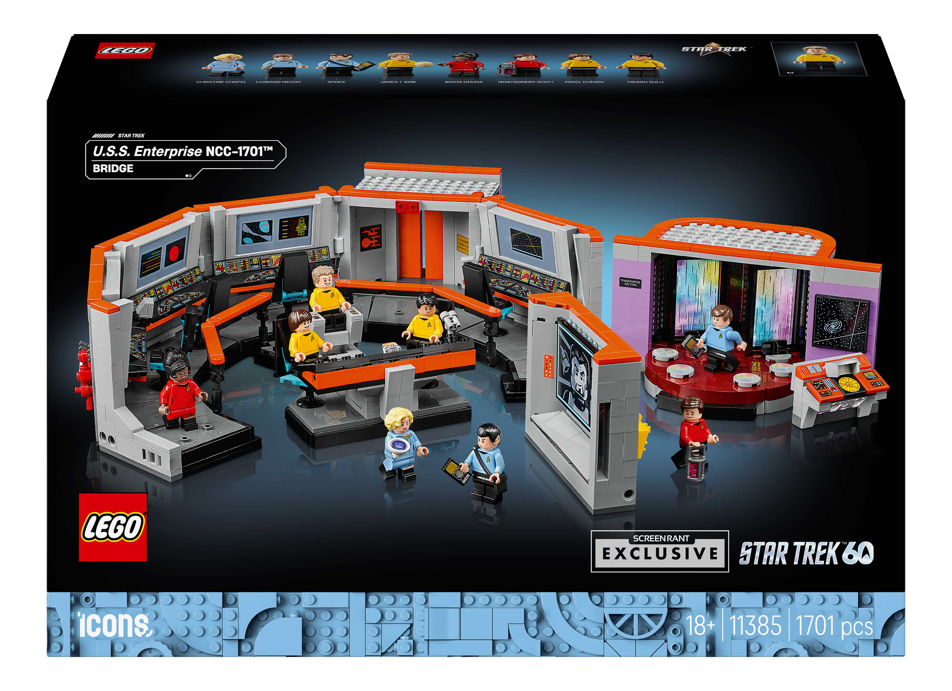 LEGO Icons Star Trek USS Enterprise NCC-1701 Bridge Set Box