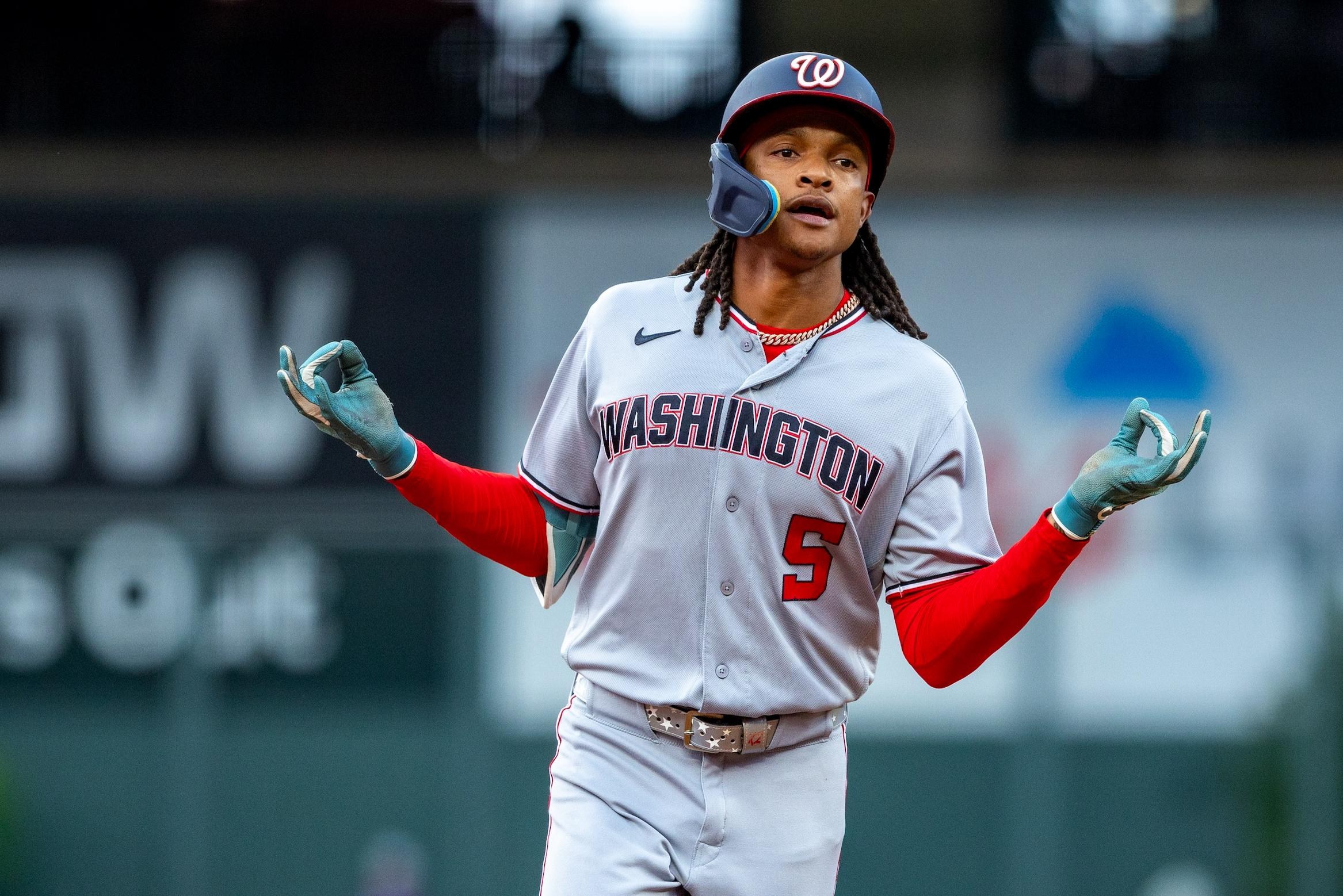 CJ Abrams is looking to exorcise his second half demons for the Washington Nationals