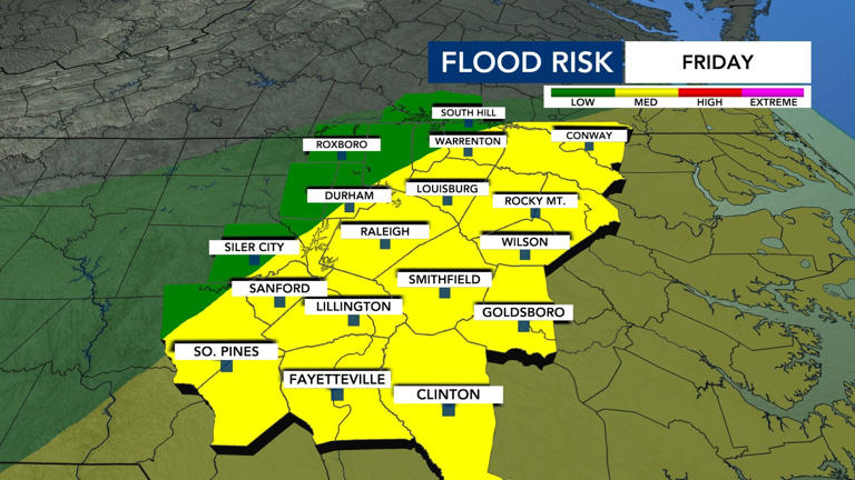 WRAL weather alert day: Flash flood warning in Wake, Durham, Orange and ...