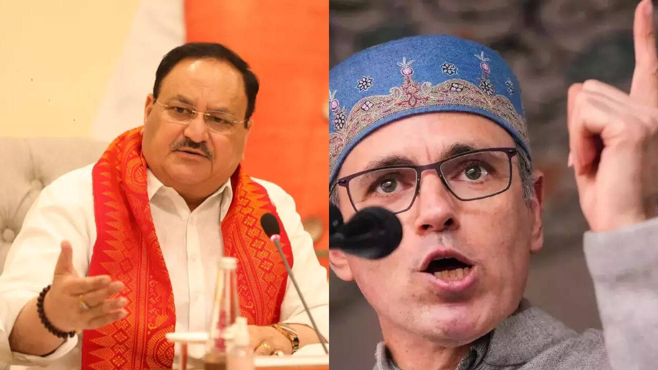 NEET paper controversy: JP Nadda cited a Jammu and Kashmir paper leak, Omar Abdullah says the timeline tells a different story