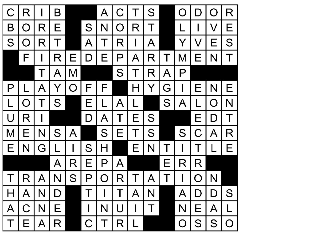 Puzzle solutions for Thursday, Jul. 23, 2026
