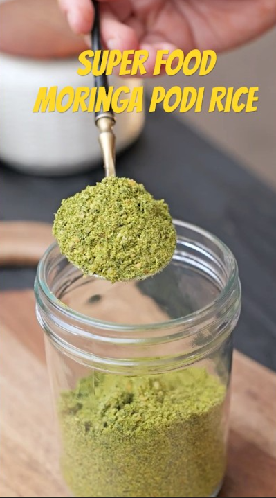 Make leftover or fresh rice delicious with moringa podi