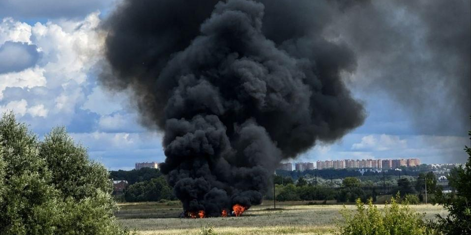 Russian Su-57 fighter jet crashes near Moscow