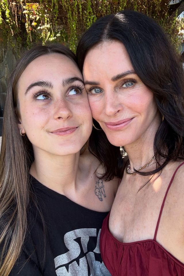 Courtney Cox and her daughter Coco