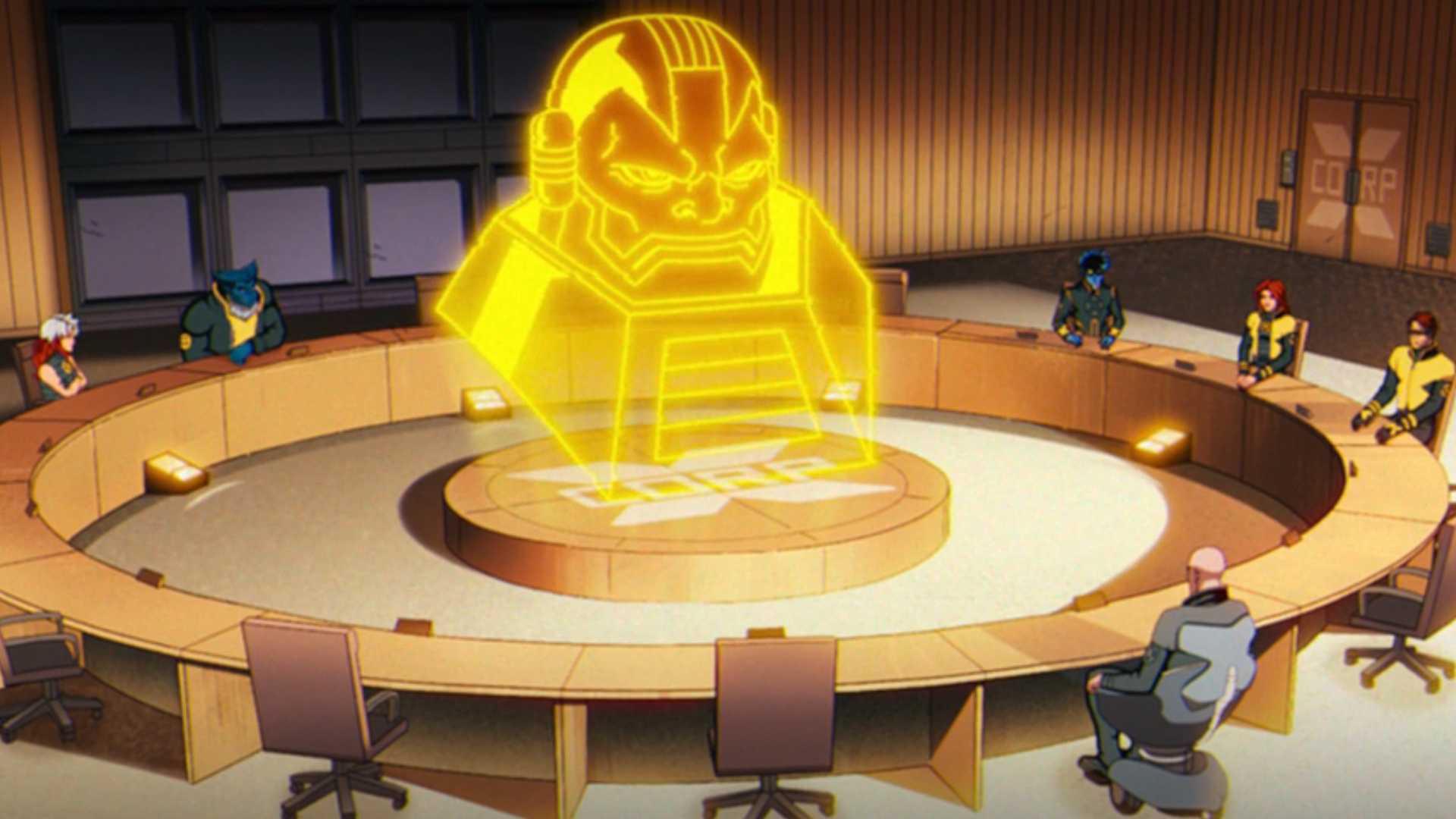 X-Men in X-Corp Building Planning For Apocalypse