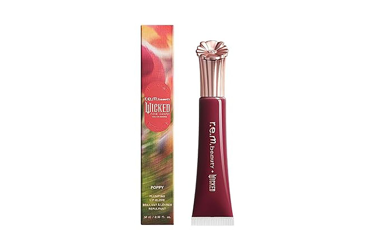 r.e.m. beauty Wicked: For Good | Poppy Plumping Lip Gloss | Instant Plumping Effect for Hydrated, Softer