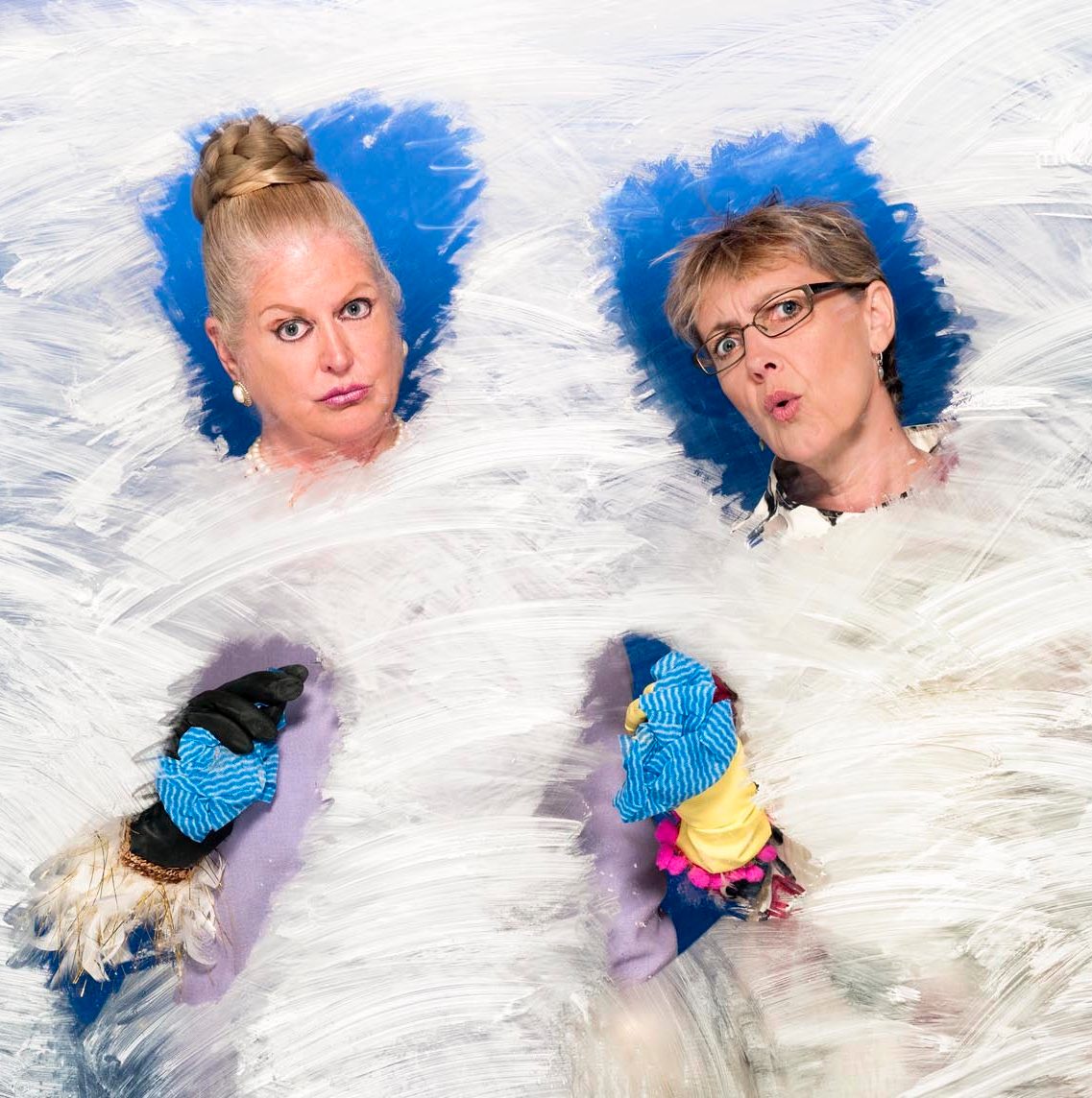Kim Woodburn and Aggie MacKenzie, whose off-screen feud outlasted How Clean Is Your House?