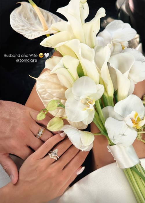 Love Island stars Molly Smith and Tom Clare are married! Bride stuns in a white minidress as they tie the knot in stunning legal ceremony