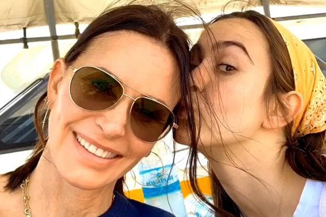 Courtney Cox and her daughter Coco