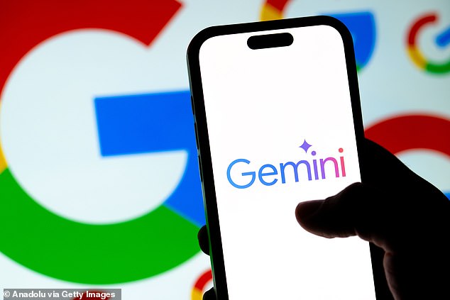 Google's Gemini app has grown to 950 million monthly active users, the firm said (File image)