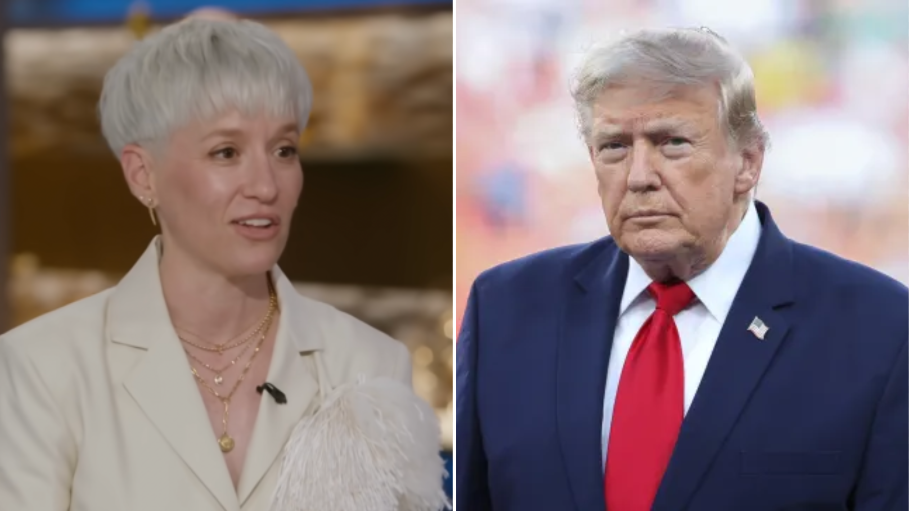 Megan Rapinoe blames Donald Trump for USA’s World Cup demise