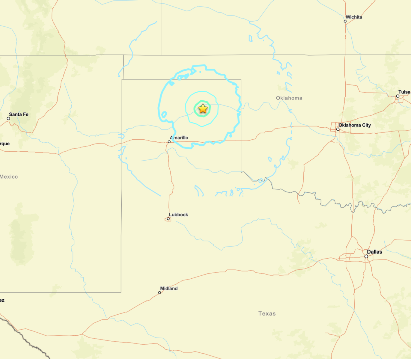 Texas Panhandle rattled by 5.1-magnitude earthquake