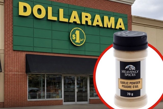 Heavenly Spices garlic powder sold at Dollarama recalled across Canada over food poisoning risk
