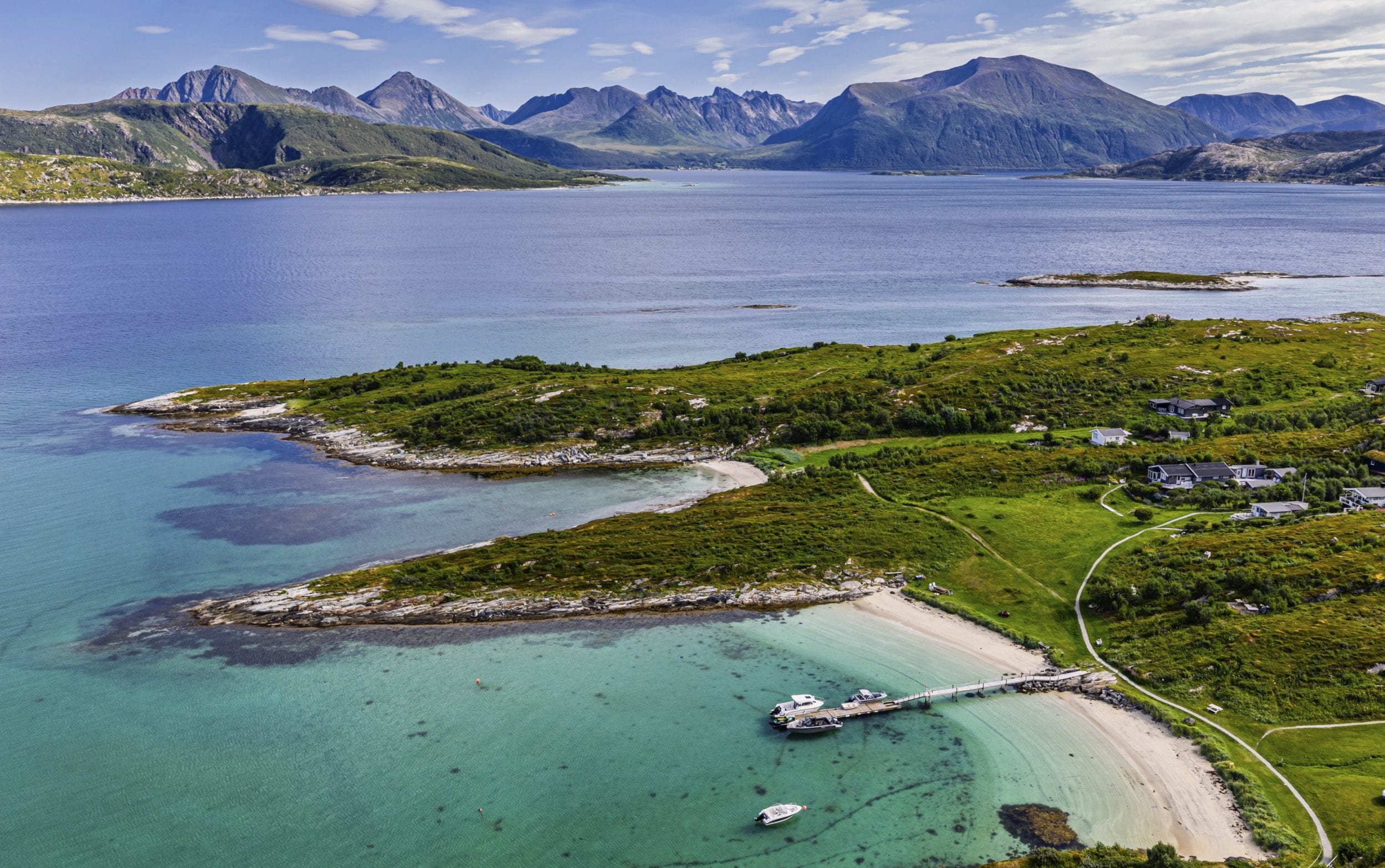 Sommaroy sits 22 miles west of Tromso