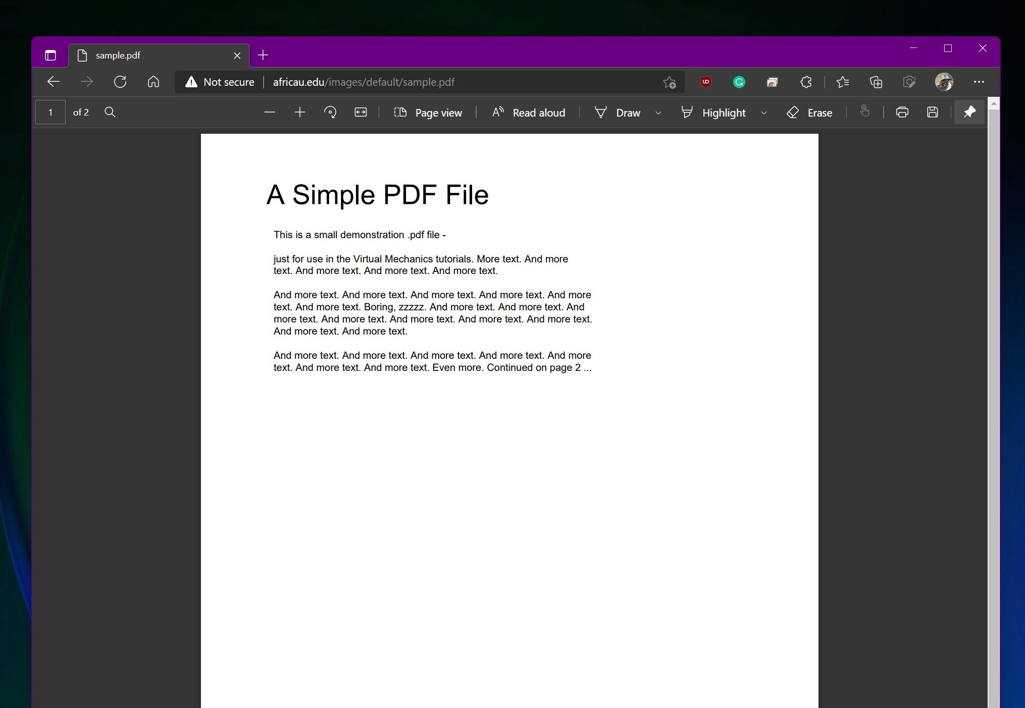 PDF on Edge
