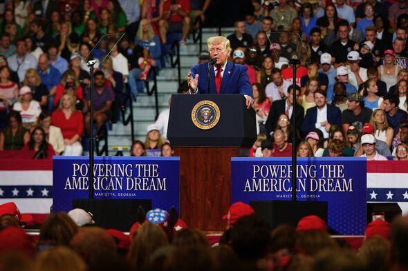 People online were discussing Trump's mispronunciation
