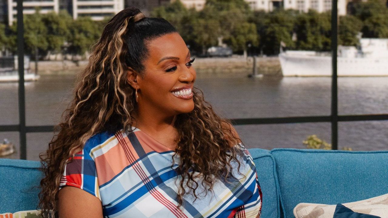 Over dresses? Alison Hammond's comfy checked co-ord is an outfit you can wear now and into autumn