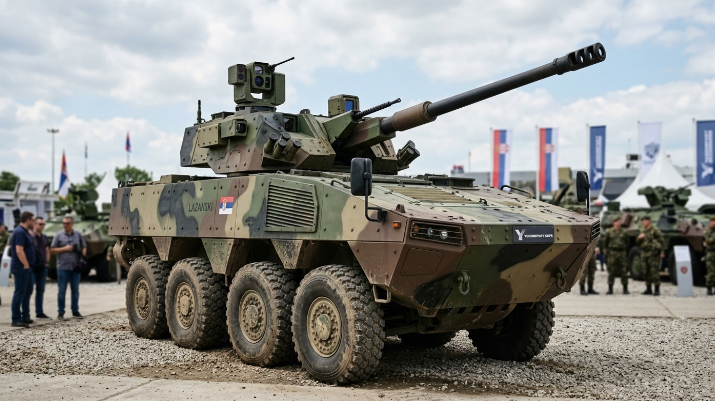 Serbia’s Lazanski IFV brings a 57mm gun and real tradeoffs