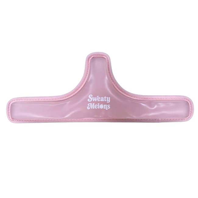 Pink padded bra liner with