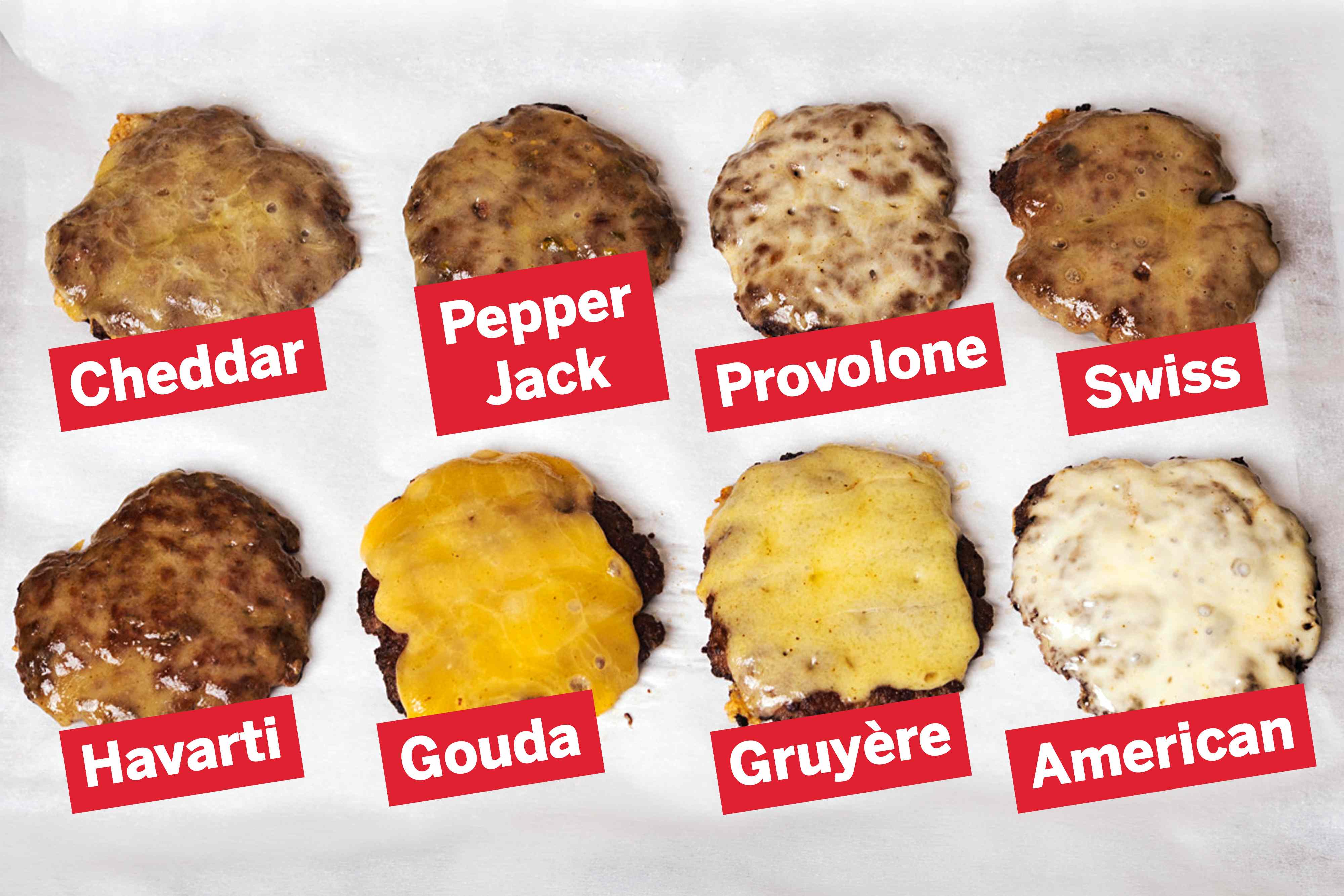 The meltiest burger cheeses, tested and ranked