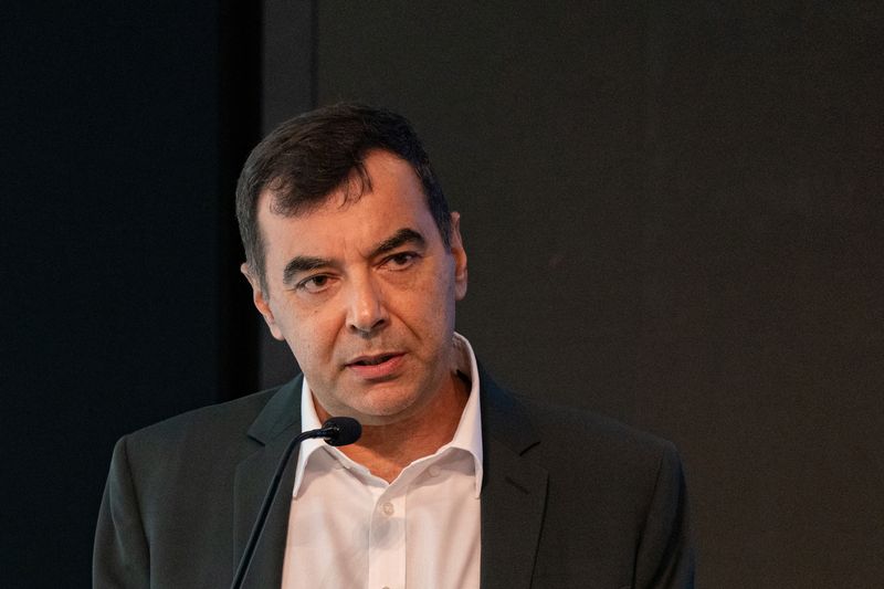 Mobileye driverless technology at the Nasdaq Market site in New York