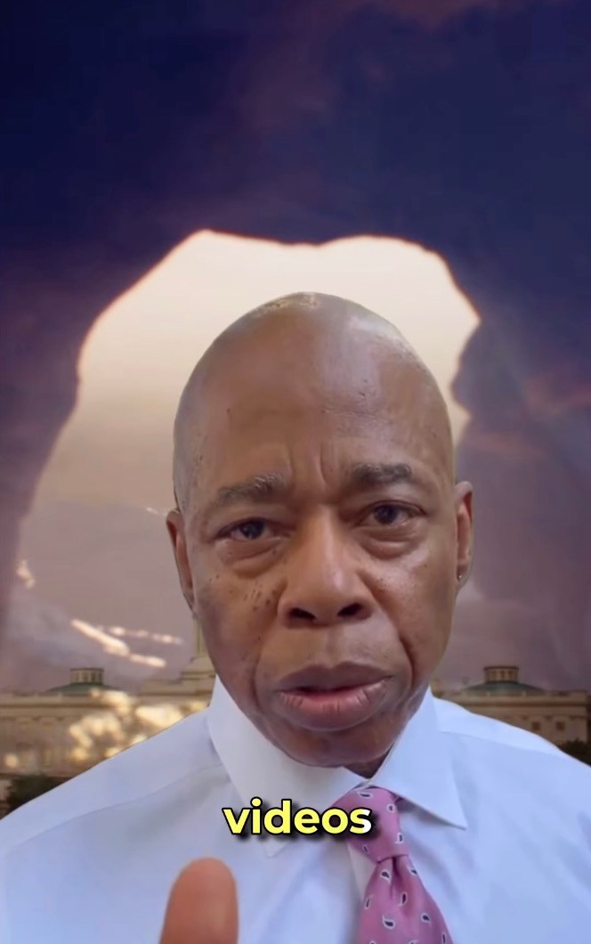 Ex-NYC Mayor Eric Adams targeted in bonkers Chinese AI videos with fake voiceover claiming ‘I am Jesus Christ’