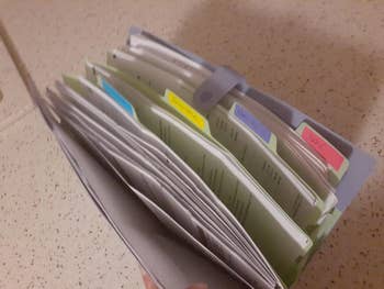 open folder with documents