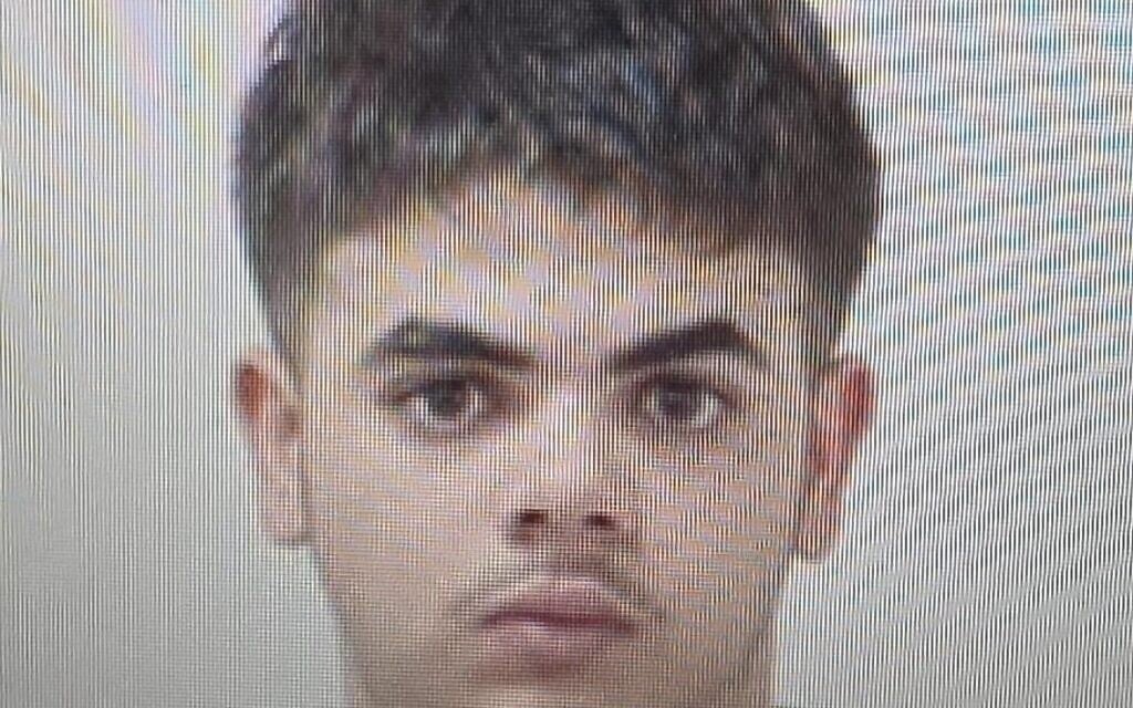 17-year-old Avior Sasson, a suspect wanted by police for the lethal stabbing of 19-year-old Benayahu Razi in Jerusalem on July 11, 2026. (Israel Police)