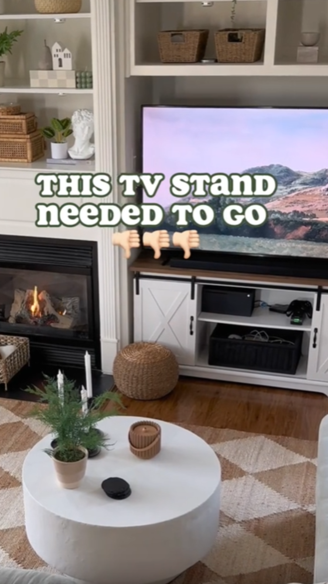 The compact TV stand design that fits any difficult space