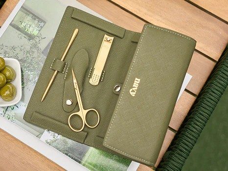 Essential Travel Nail Kit with Tool Wrap Case, £89