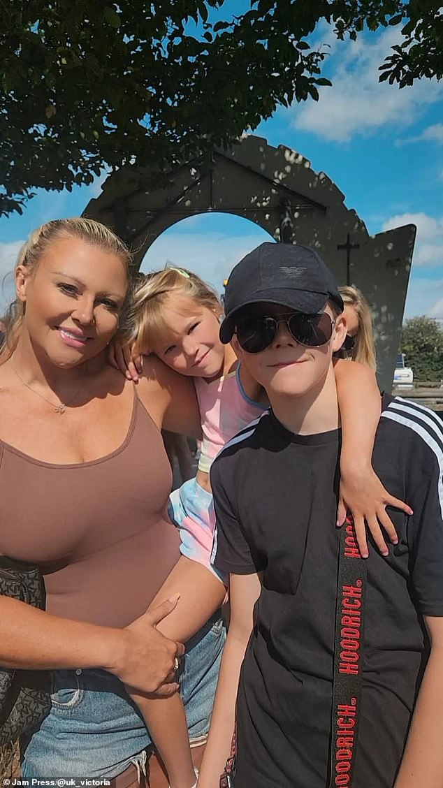 Victoria Vigors had saved up for a dream trip to Egypt with her children Riley, 15, and Roxie, nine