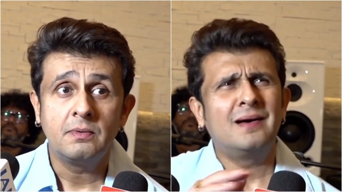 Sonu Nigam, visibly irritated, refuses all questions on student protest. Video