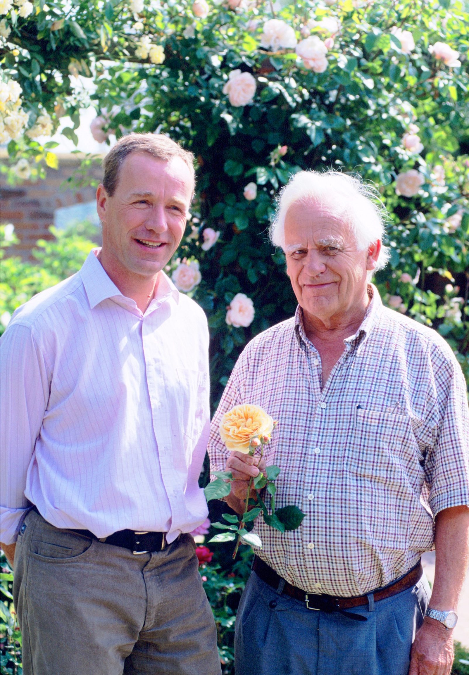 David JC Austin with his father, David (CH) Austin